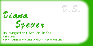 diana szever business card